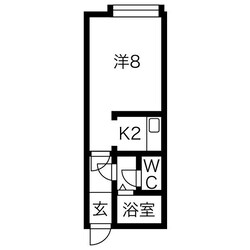 ノースランド西町A棟の物件間取画像